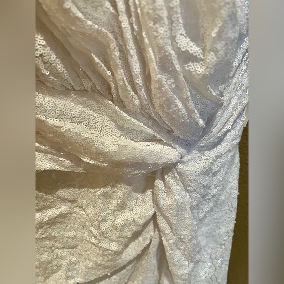 NWT Rene Ruiz One-Shoulder Sequin Dress, Size 10! - Picture 3 of 13